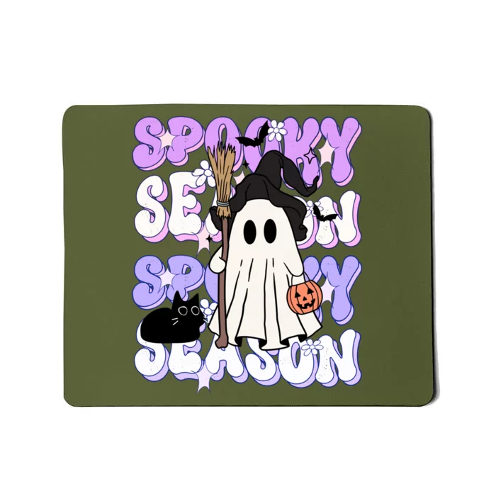 Funny Saying Spooky Season Halloween Ghost Lover Mousepad