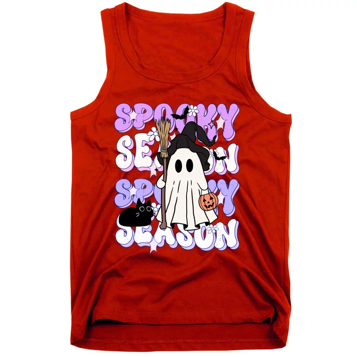 Funny Saying Spooky Season Halloween Ghost Lover Tank Top