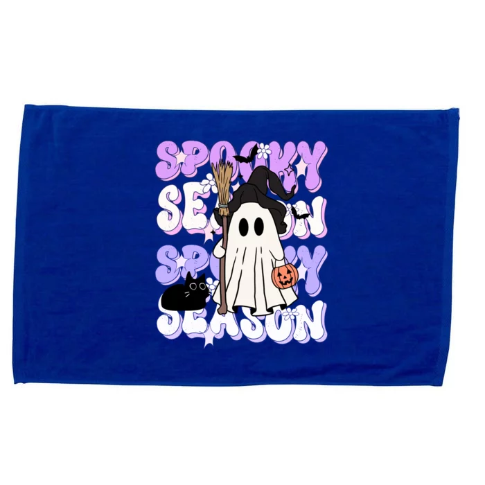 Funny Saying Spooky Season Halloween Ghost Lover Microfiber Hand Towel