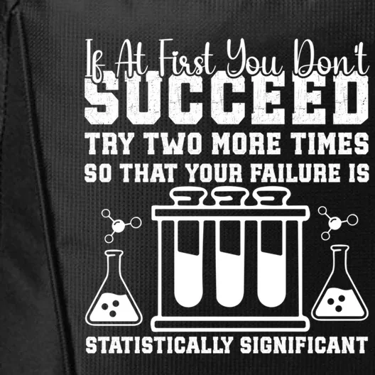 Funny Statistics Science Pun Chemistry Gift City Backpack