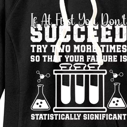 Funny Statistics Science Pun Chemistry Gift Women's Fleece Hoodie