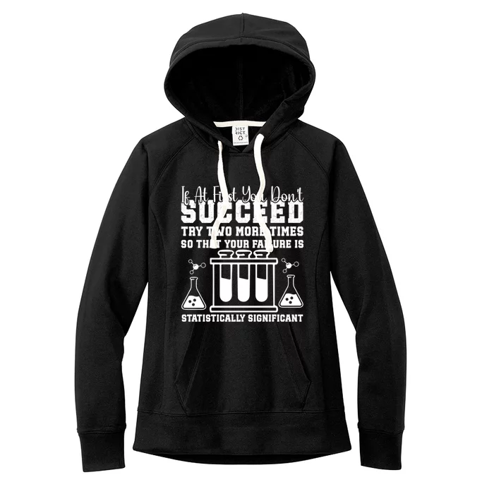 Funny Statistics Science Pun Chemistry Gift Women's Fleece Hoodie