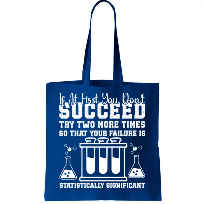 Funny Statistics Science Pun Chemistry Gift Tote Bag