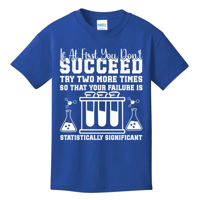 Funny Statistics Science Pun Chemistry Gift Kids T-Shirt