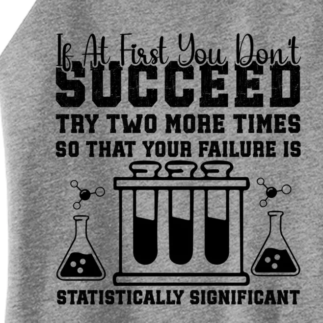 Funny Statistics Science Pun Chemistry Gift Women’s Perfect Tri Rocker Tank