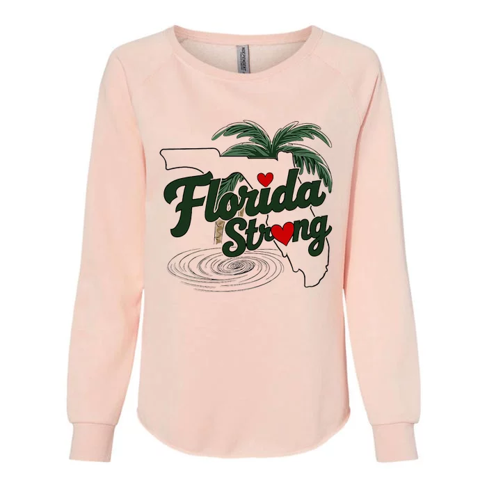 Florida Strong Support Florida Womens California Wash Sweatshirt