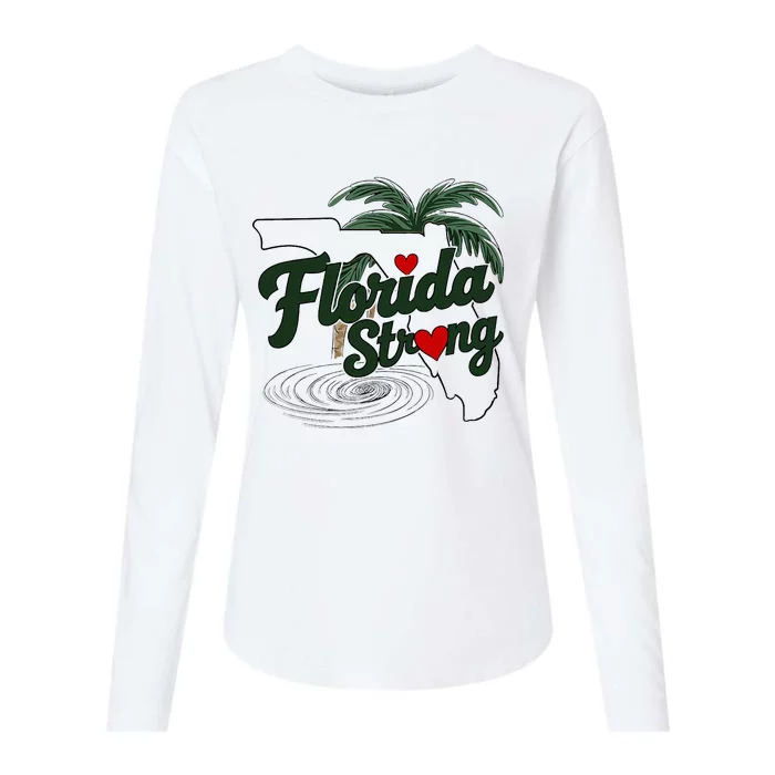 Florida Strong Support Florida Womens Cotton Relaxed Long Sleeve T-Shirt