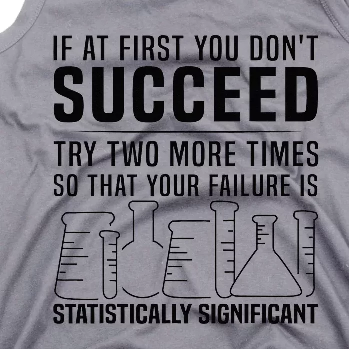 Funny Statistics Science Pun Gift For Men Women Chemistry Tank Top