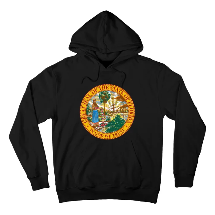 Florida State Seal Flag Hoodie