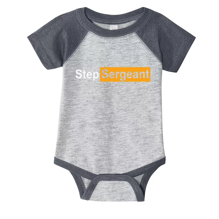 Funny Step Sergeant Infant Baby Jersey Bodysuit