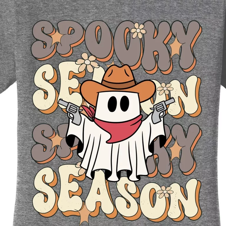 Funny Saying Spooky Season Halloween Western Women's T-Shirt