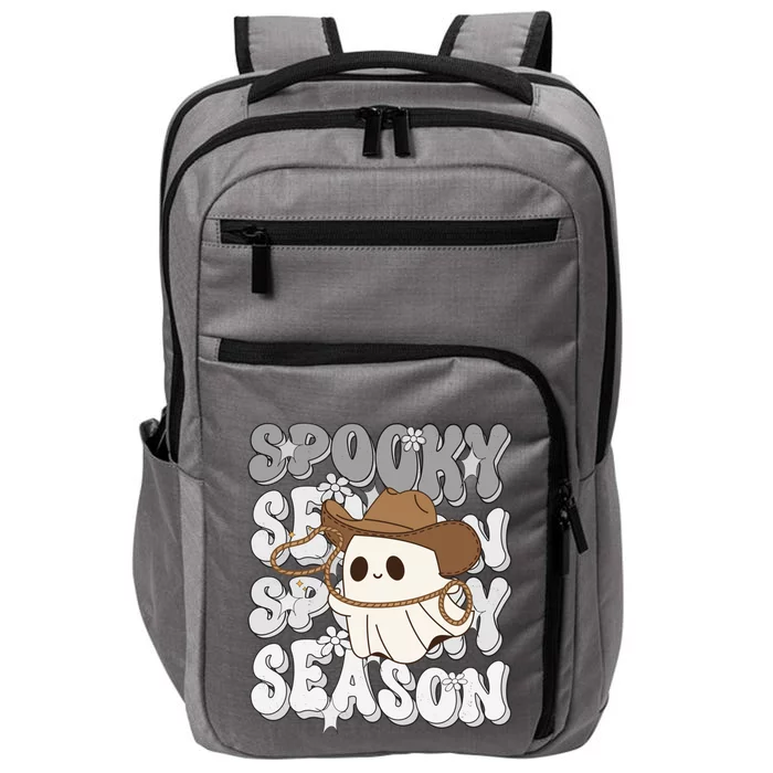 Funny Saying Spooky Season Halloween Western Gift Impact Tech Backpack