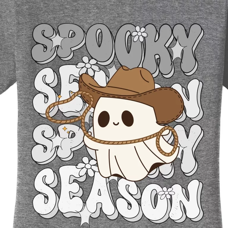 Funny Saying Spooky Season Halloween Western Gift Women's T-Shirt