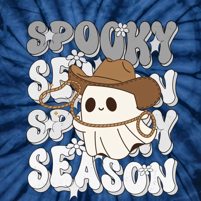 Funny Saying Spooky Season Halloween Western Gift Tie-Dye T-Shirt