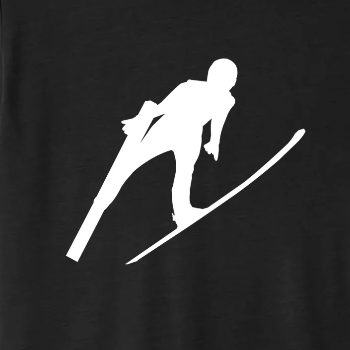 Funny Ski Skiing Lover Gift For Skiers ChromaSoft Performance T-Shirt