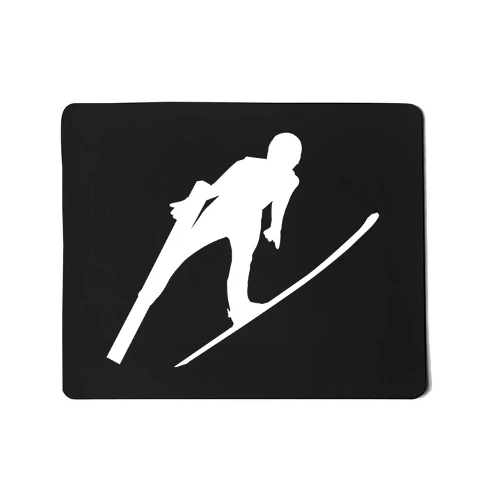 Funny Ski Skiing Lover Gift For Skiers Mousepad