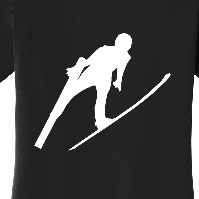 Funny Ski Skiing Lover Gift For Skiers Women's T-Shirt