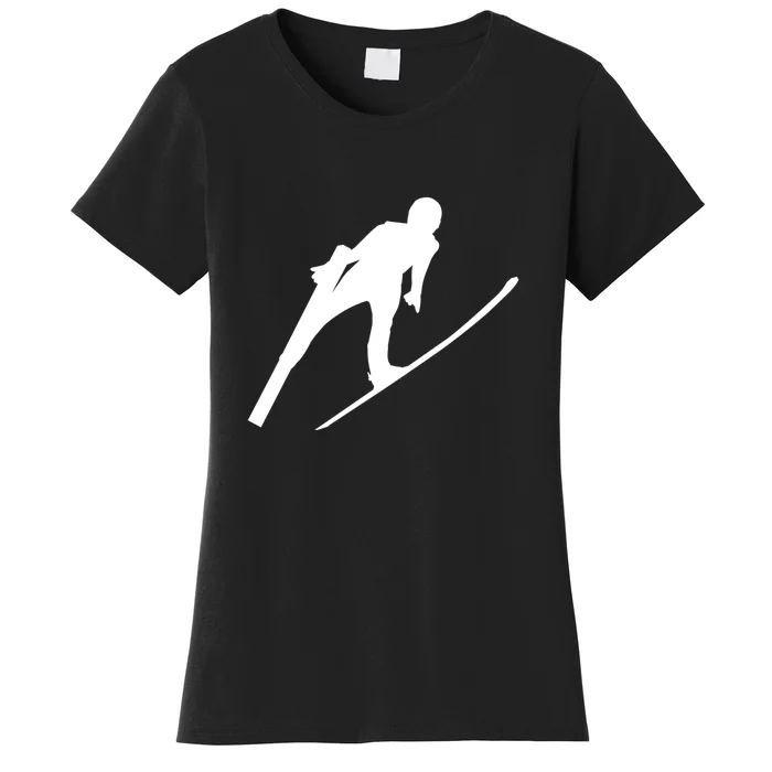 Funny Ski Skiing Lover Gift For Skiers Women's T-Shirt