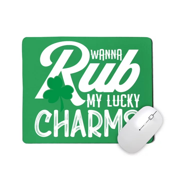 Funny Sexy St Patricks Day Clothing For Men Inappropriate Mousepad