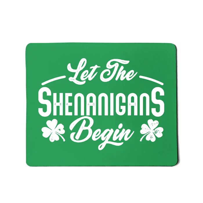 Funny Shenanigans St Patricks Day Costumes Wo Mousepad