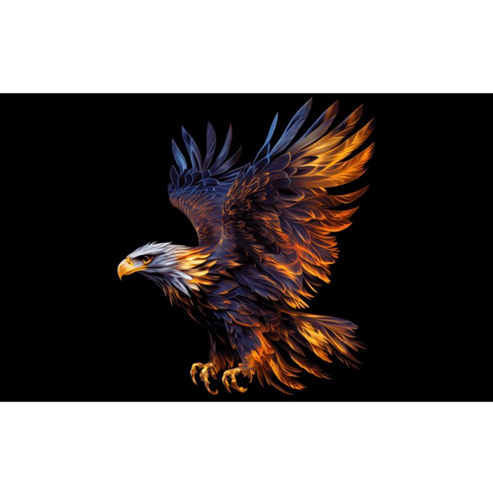 Fiery Steller's Seaeagle Graphic Bumper Sticker