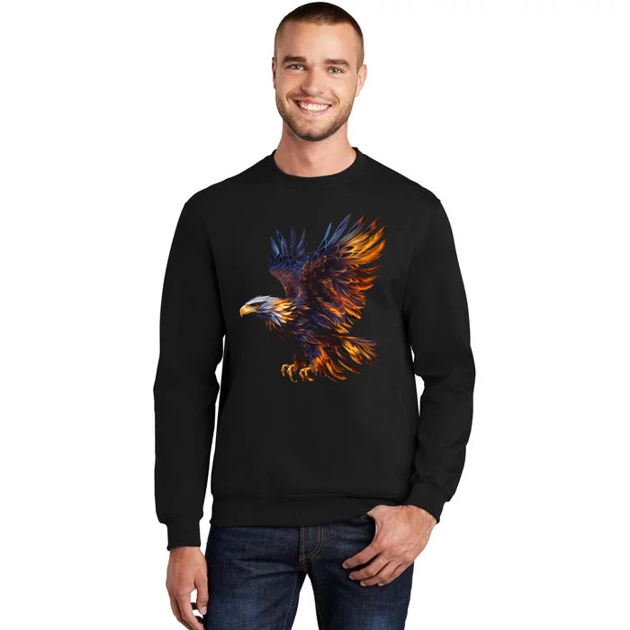 Fiery Steller's Seaeagle Graphic Tall Sweatshirt