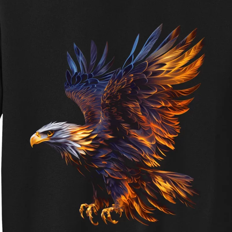 Fiery Steller's Seaeagle Graphic Tall Sweatshirt