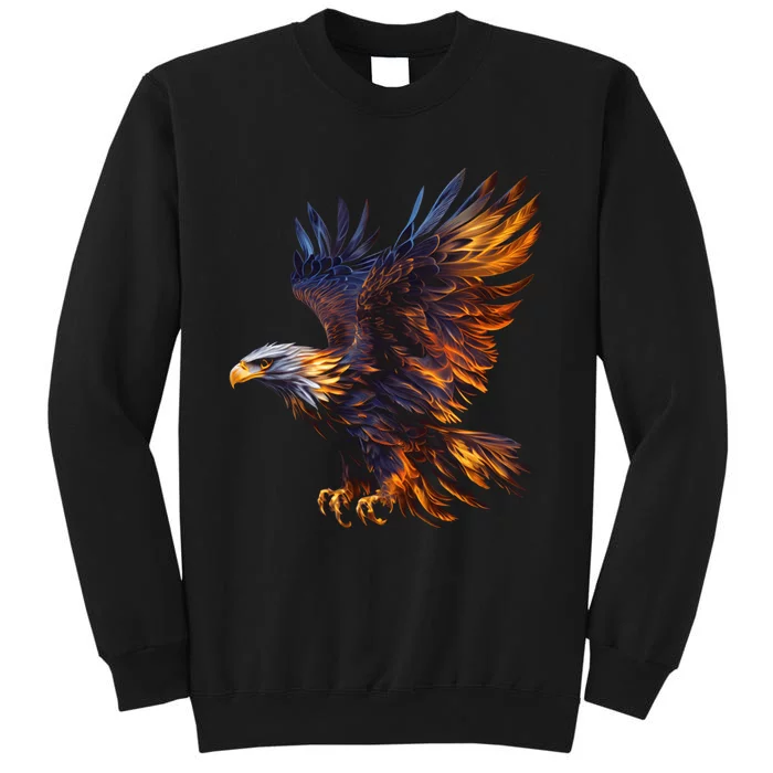 Fiery Steller's Seaeagle Graphic Tall Sweatshirt