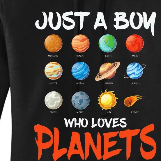 funny Solar System Planets Science Space STEM Women's Pullover Hoodie