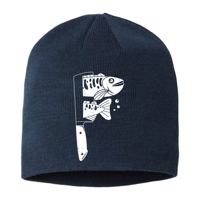 Fresh Sashimi Sushi Knife Anime Inspiration 8 1/2in Sustainable Knit Beanie