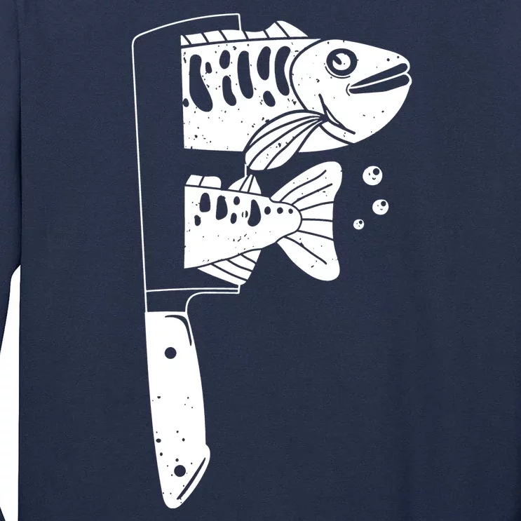 Fresh Sashimi Sushi Knife Anime Inspiration Tall Long Sleeve T-Shirt