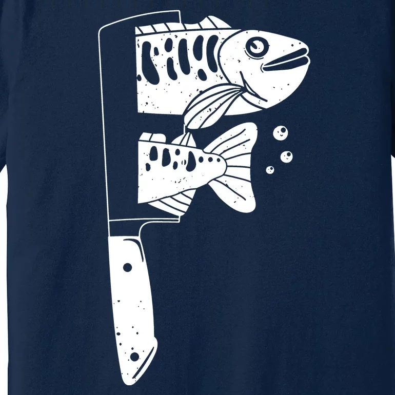 Fresh Sashimi Sushi Knife Anime Inspiration Premium T-Shirt