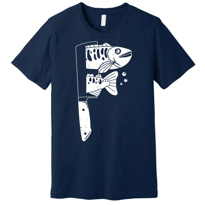 Fresh Sashimi Sushi Knife Anime Inspiration Premium T-Shirt