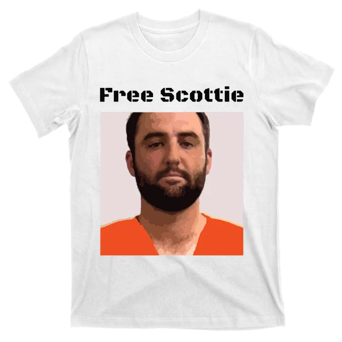 Free Scottie Scottie Sheffler Mugshot T-Shirt