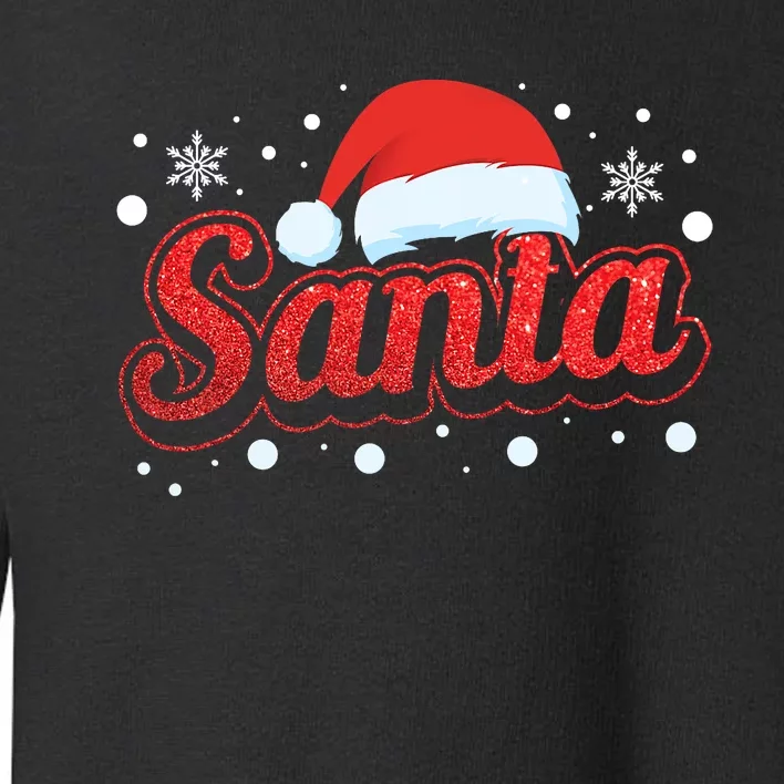 Funny Santa SantaS Favorite Ho Matching Couple Christmas Toddler Sweatshirt