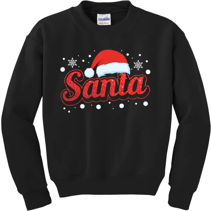 Funny Santa SantaS Favorite Ho Matching Couple Christmas Kids Sweatshirt