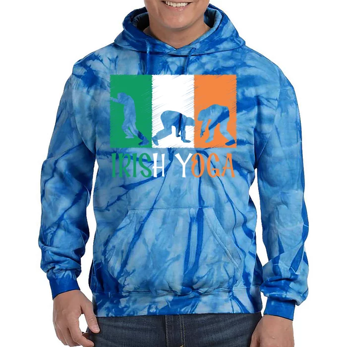 Funny Sarcastic St Patricks Day Saying Lucky Irish Shamrock Gift Tie Dye Hoodie