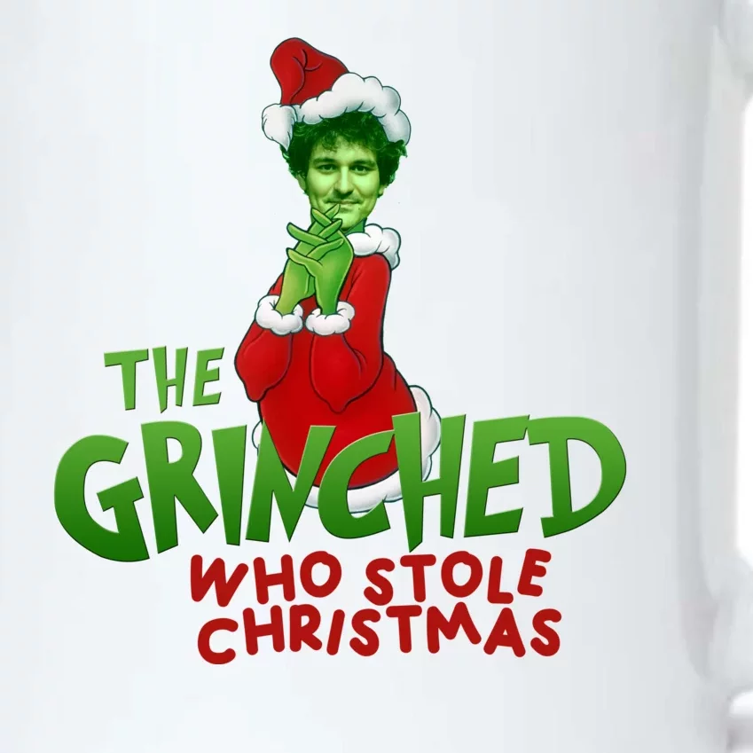 FTX SBF Sam Bankman Fried The Grinched Who Stole Christmas Black Color Changing Mug