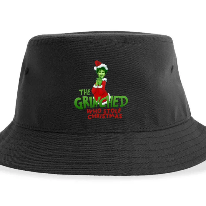 FTX SBF Sam Bankman Fried The Grinched Who Stole Christmas Sustainable Bucket Hat