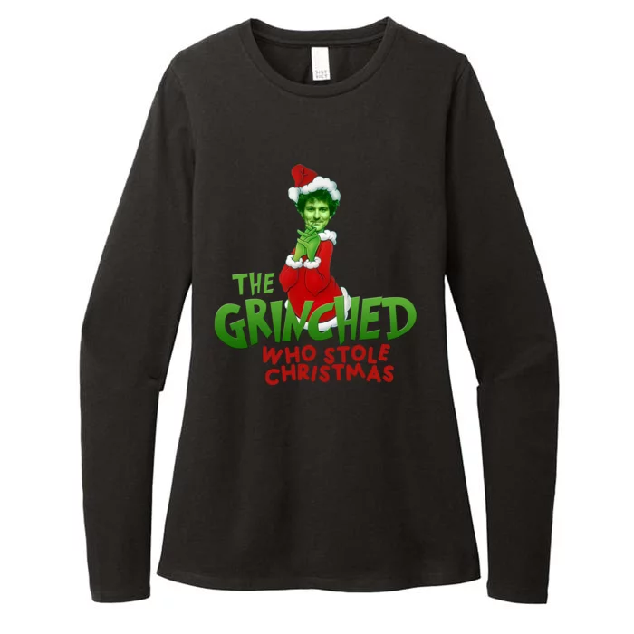 FTX SBF Sam Bankman Fried The Grinched Who Stole Christmas Womens CVC Long Sleeve Shirt