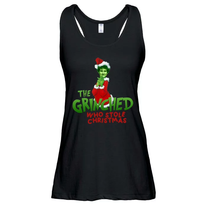 FTX SBF Sam Bankman Fried The Grinched Who Stole Christmas Ladies Essential Flowy Tank