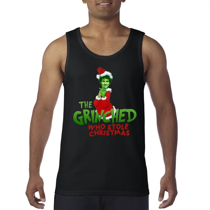 FTX SBF Sam Bankman Fried The Grinched Who Stole Christmas Tank Top