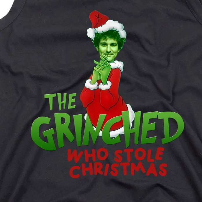 FTX SBF Sam Bankman Fried The Grinched Who Stole Christmas Tank Top