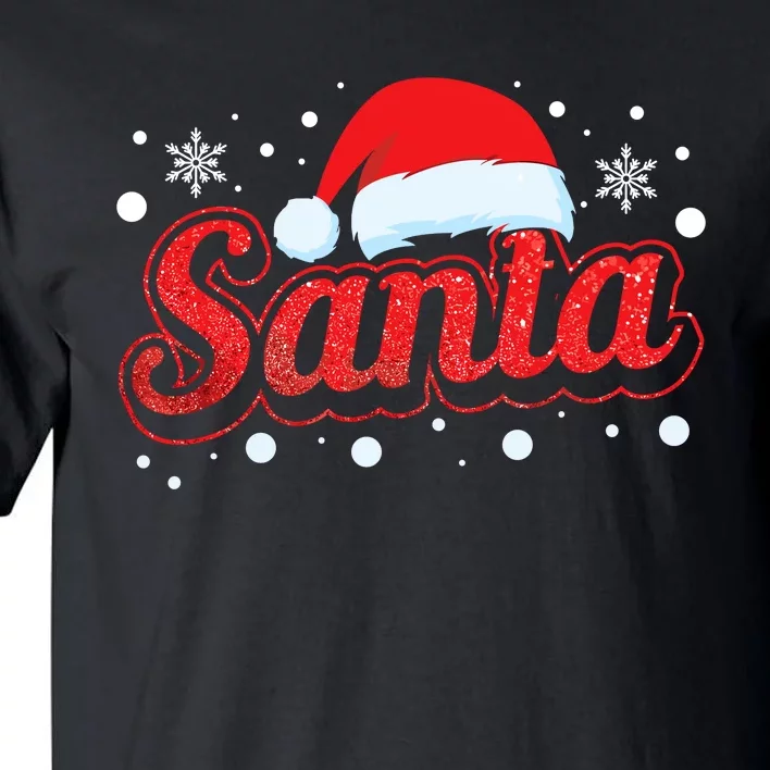 Funny Santa SantaS Favorite Ho Matching Couple Christmas Tall T-Shirt