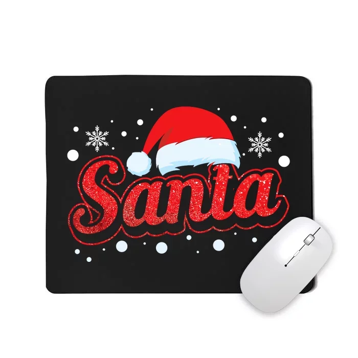 Funny Santa SantaS Favorite Ho Matching Couple Christmas Mousepad