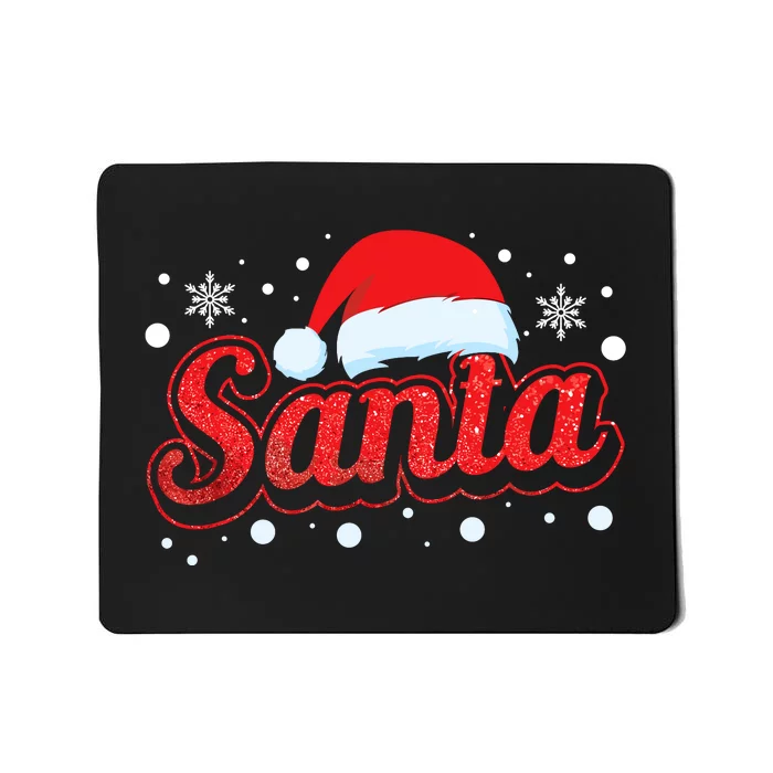 Funny Santa SantaS Favorite Ho Matching Couple Christmas Mousepad