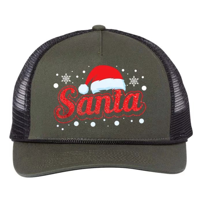 Funny Santa SantaS Favorite Ho Matching Couple Christmas Retro Rope Trucker Hat Cap