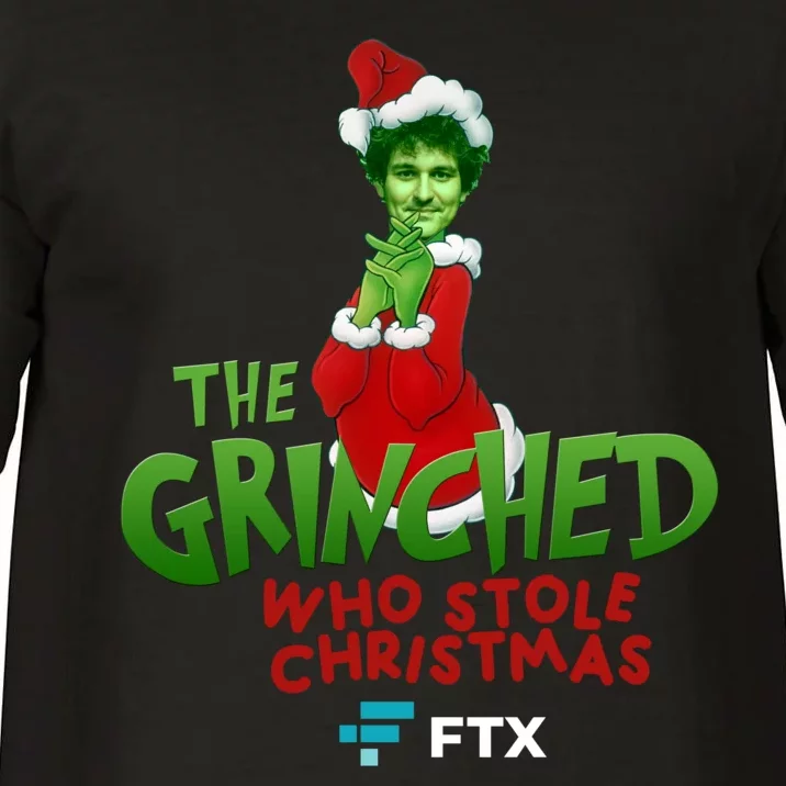 FTX SBF The Grinched Who Stole Christmas Funny Sam Bankman Fried Comfort Colors T-Shirt