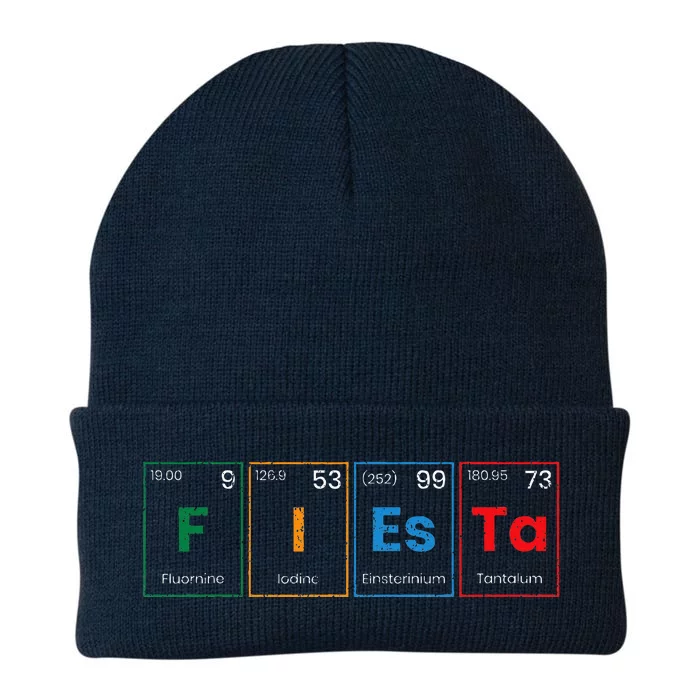 Fiesta Science Teacher Student Periodic Table Cinco De Mayo Knit Cap Winter Beanie