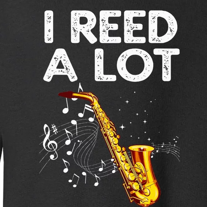 Funny Saxophone Tenor Saxophone Player Toddler Sweatshirt